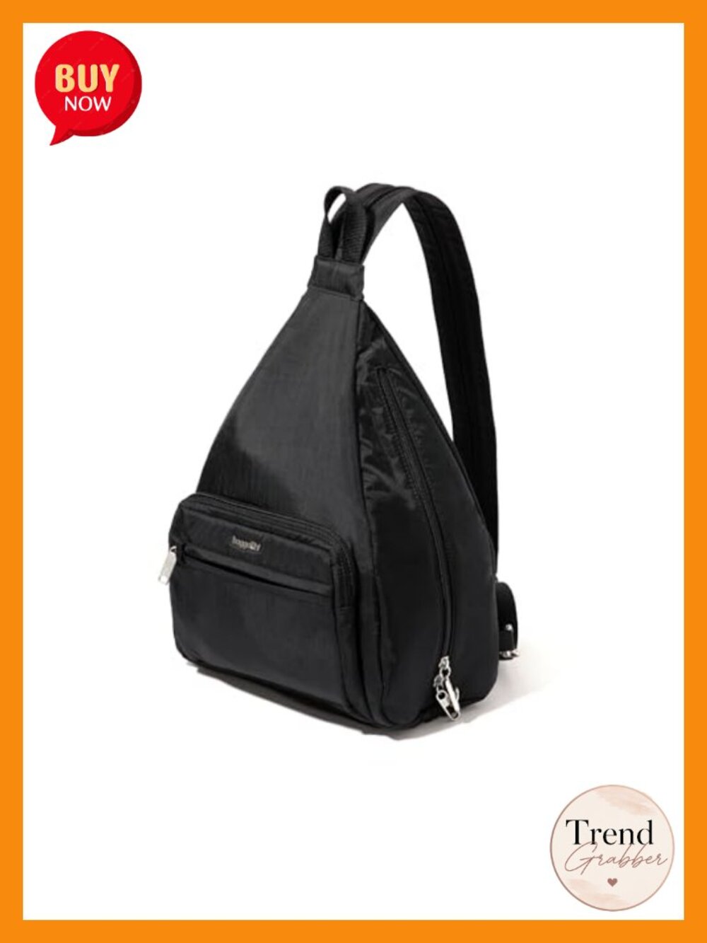 Anti-Theft Convertible Sling Nylon Crossbody with RFID - Picture 1 of 6